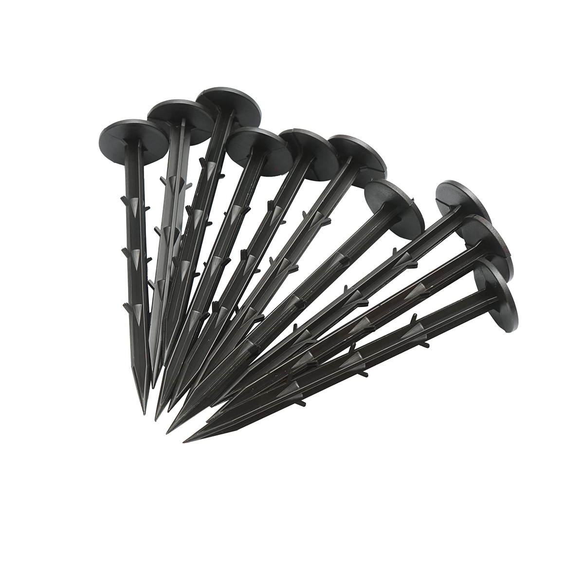 Set 10 cuie plastic fixare folie tip harpon 150mm - imagine 3