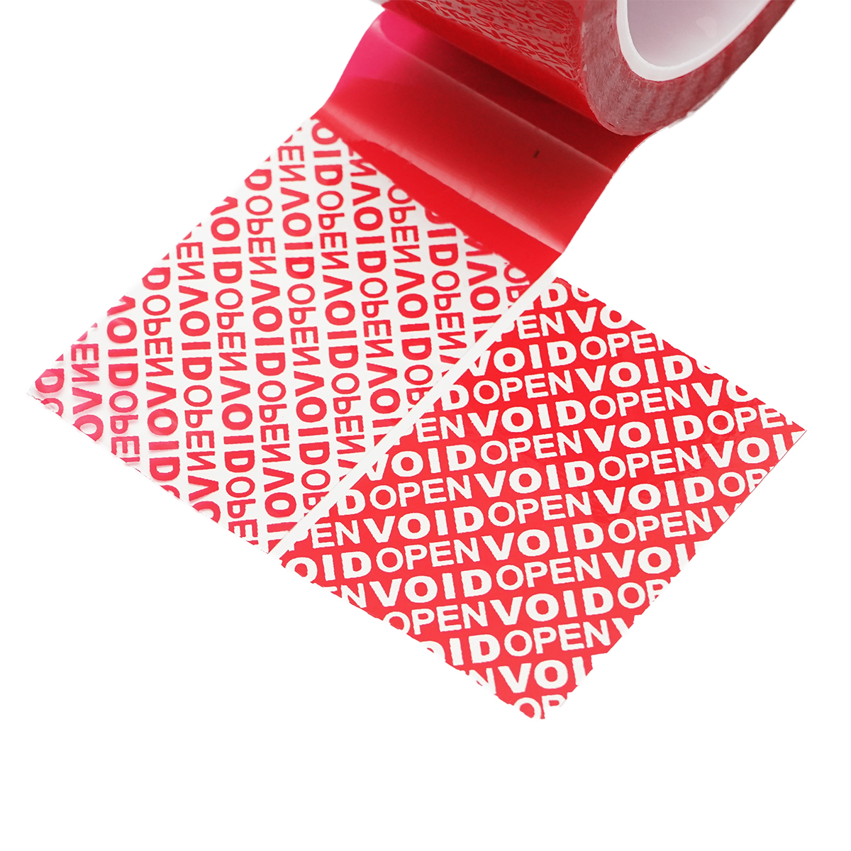 Banda de securitate 48mmx50m, 25 microni rosu Breckner Germany - imagine 2