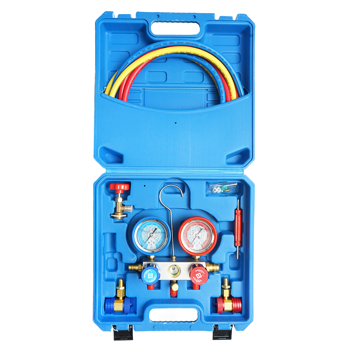Trusa verificare si incarcare instalatii aer conditionat auto R22, R32, R134a, R410a - imagine 3