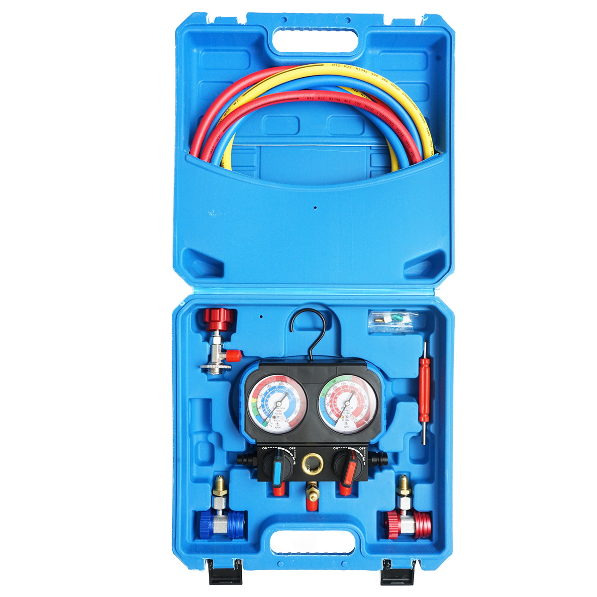 Trusa verificare si incarcare instalatii aer conditionat auto R22, R32, R134a, R410a - imagine 3