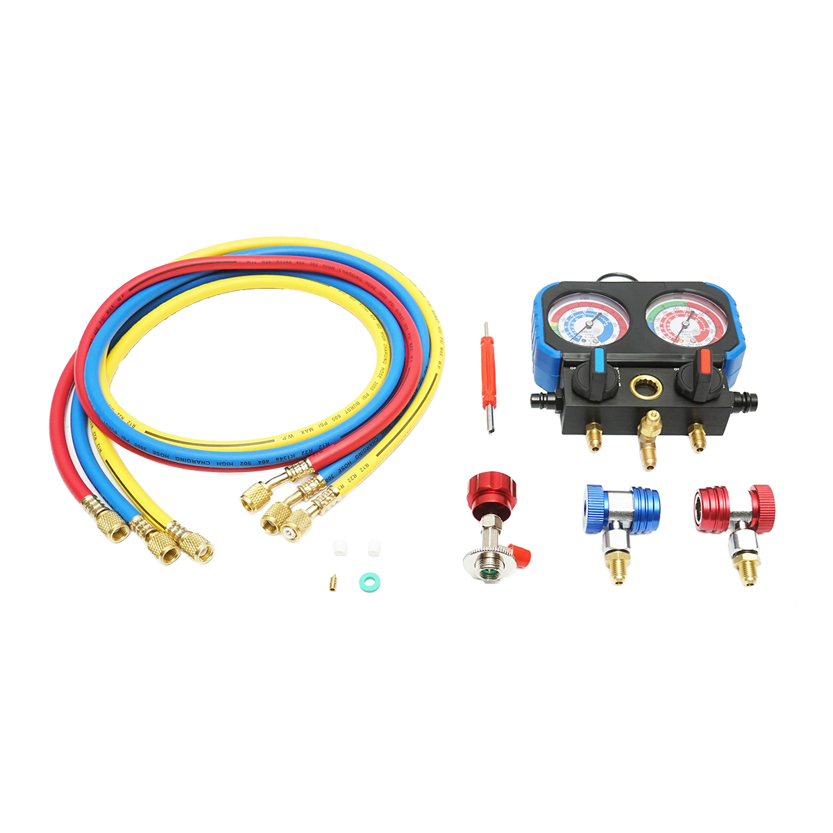 Trusa verificare si incarcare instalatii aer conditionat auto R22, R32, R134a, R410a - imagine 4