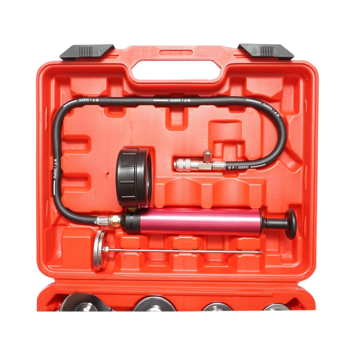 Trusa tester verificare presiune instalatie racire auto 14 piese - imagine 3