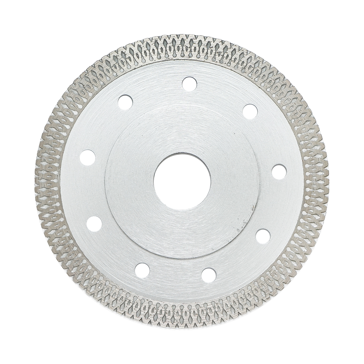 Disc diamantat turbo continuu 115x1.5x22.23mm, taiere umeda/uscata pentru ceramica dura, gresie, faianta Breckner Germany - imagine 2