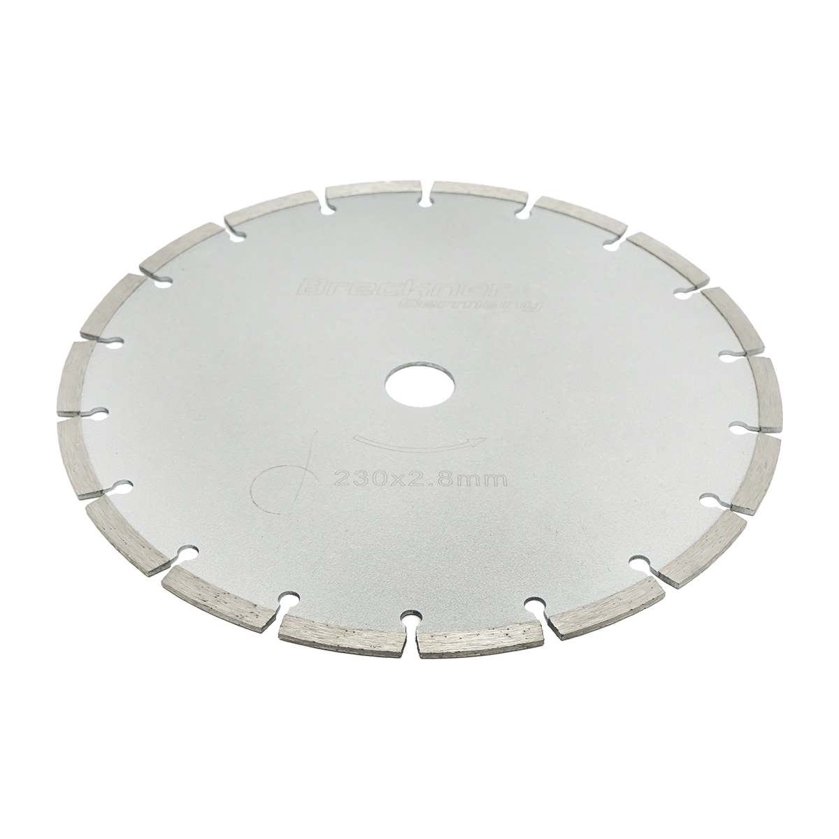 Disc diamantat segmentat 230x2.8x22.23mm, taiere uscata pentru beton, piatra, caramida Breckner Germany - imagine 3