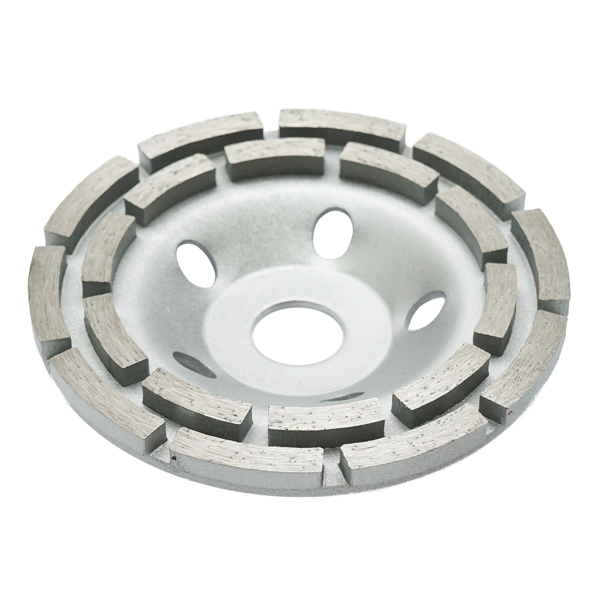 Disc diamantat segmentat 125x22.23mm pentru slefuire beton, granit si marmura Breckner Germany - imagine 2