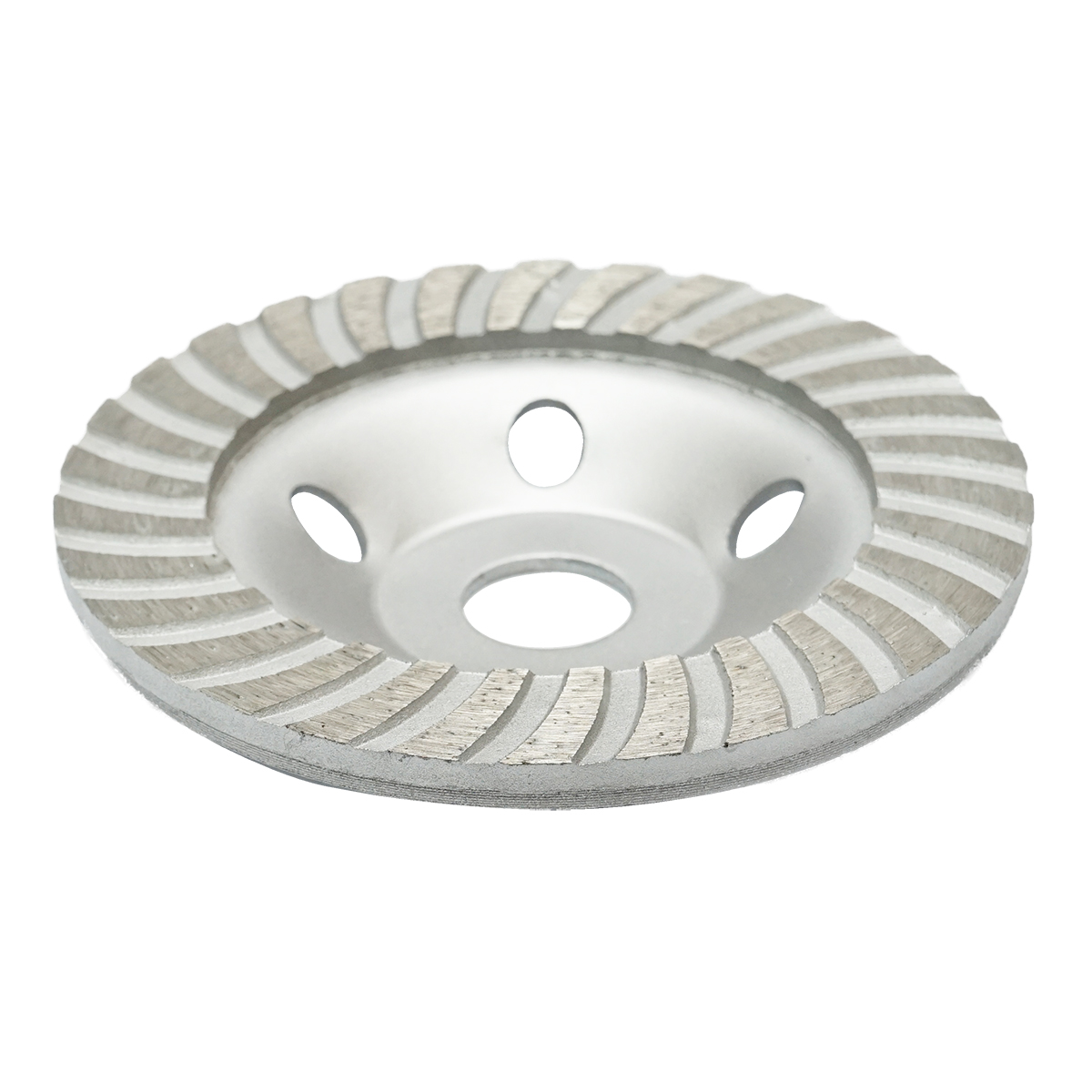 Disc diamantat segmentat tip cupa 125x22.23mm pentru slefuire beton, granit si marmura Breckner Germany - imagine 2