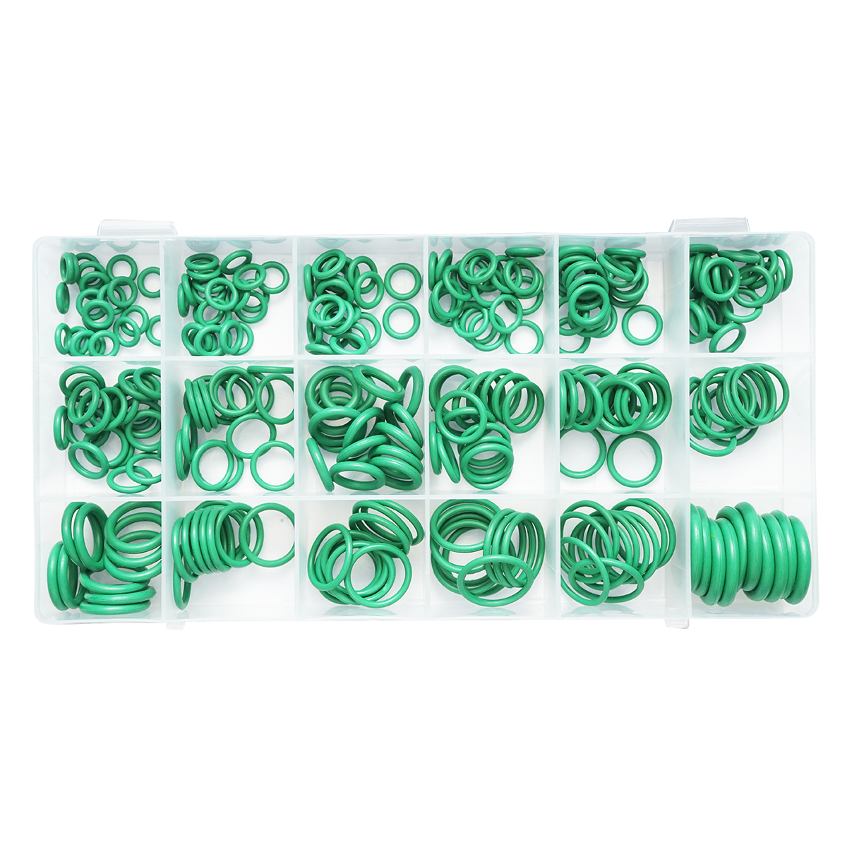 Trusa O-ring verde pentru sistem de aer conditionat 270 piese - imagine 2
