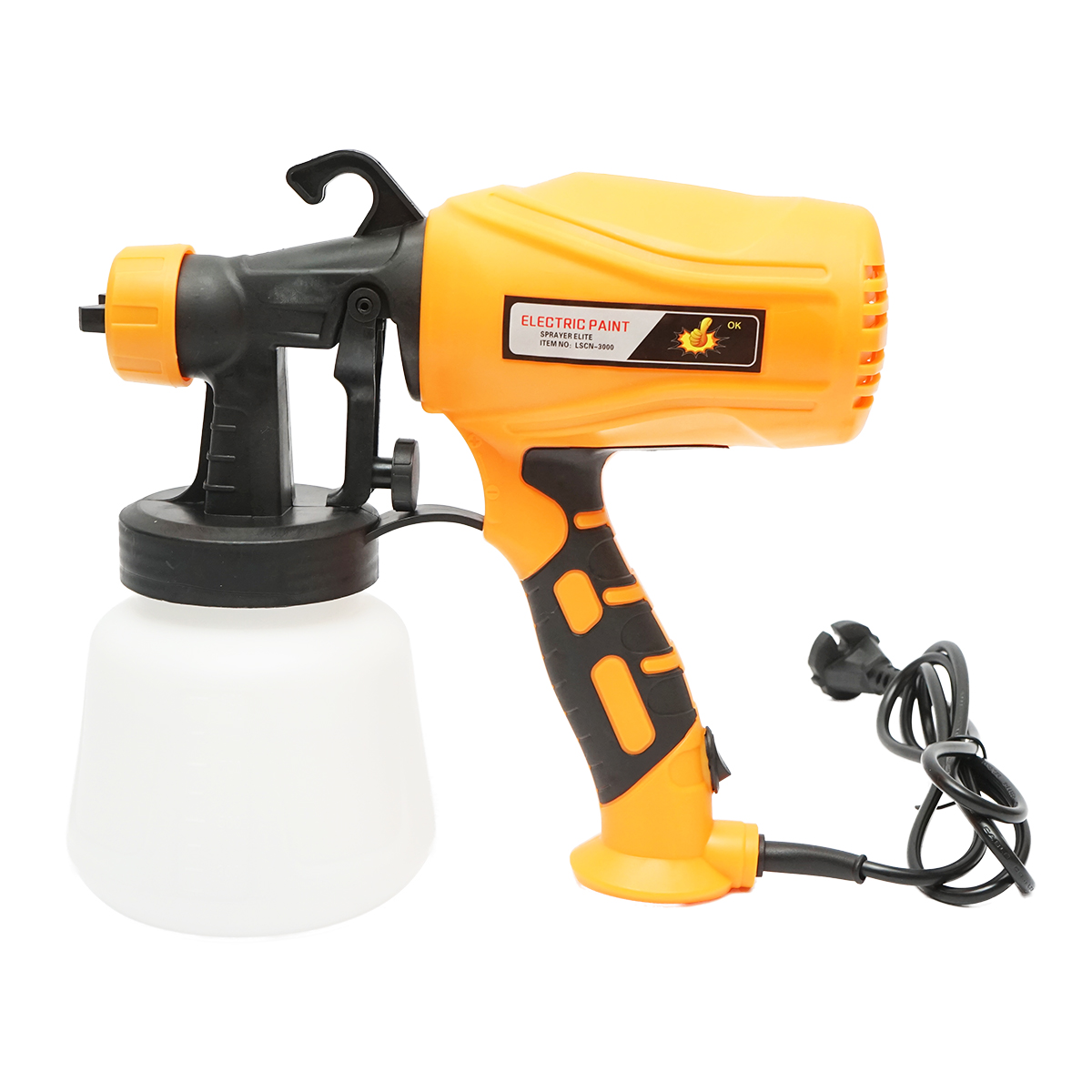 Pistol vopsit electric 550W, 220V, debit 650 ml/min, rezervor inferior 900ml - imagine 3