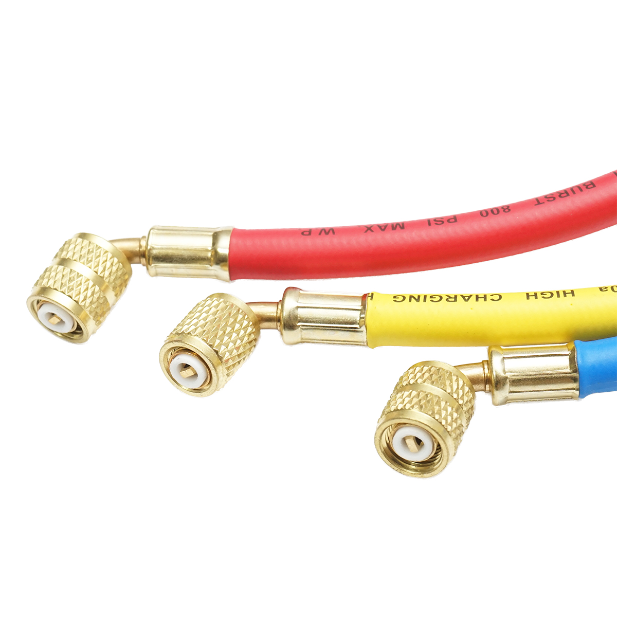 Set furtunuri 90cm, 3 culori pentru incarcare freon R-410a - imagine 4
