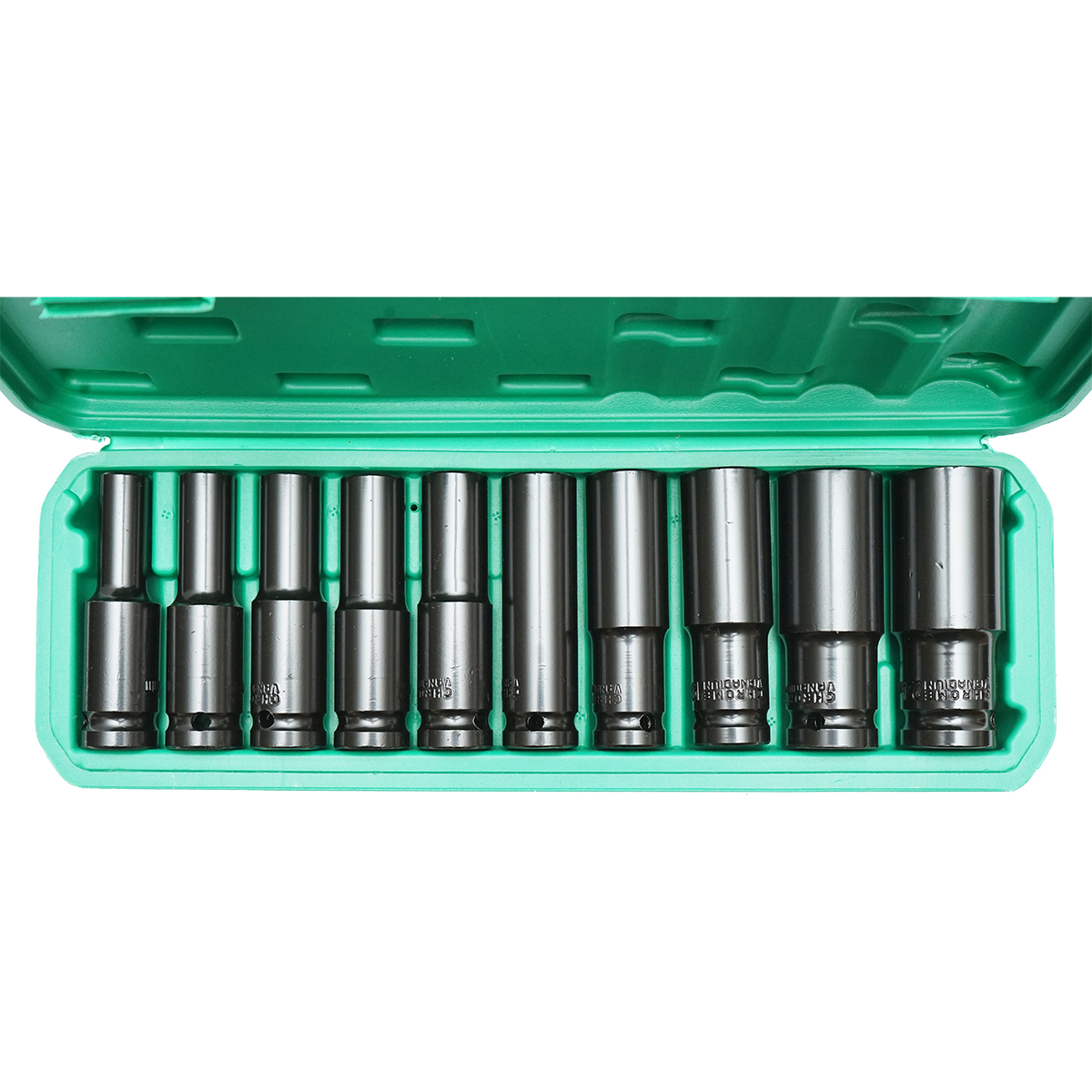 Trusa chei tubulare de impact lungi 8-24mm, patrat 1/2 inch 10 piese Breckner Germany - imagine 3