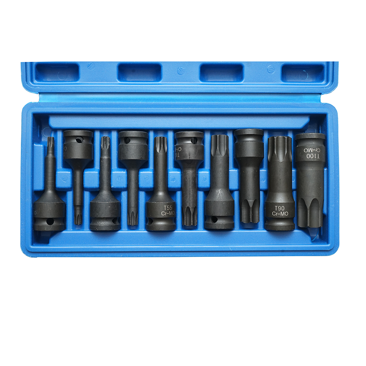 Trusa chei tubulare 1/2 de impact torx 10 piese Breckner Germany - imagine 3