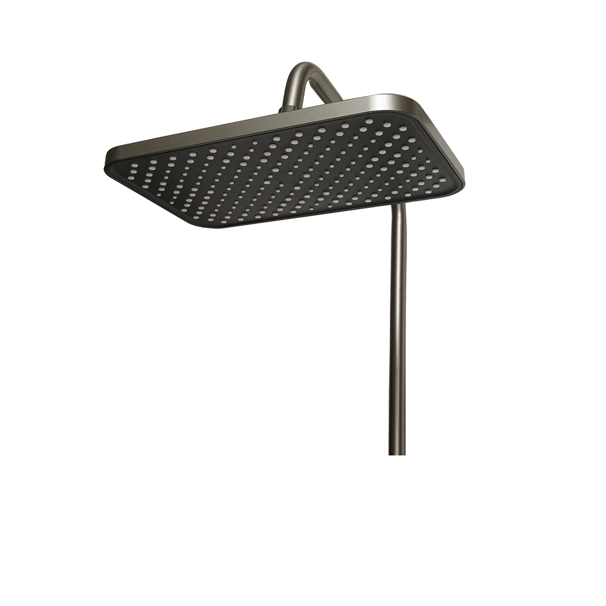 Set dus multifunctional cu termostat, afisaj digital temperatura apa, 4 functii de curgere a apei, pipa cada, dus dreptunghiular, dus de mana, dus bideu, gri - imagine 5
