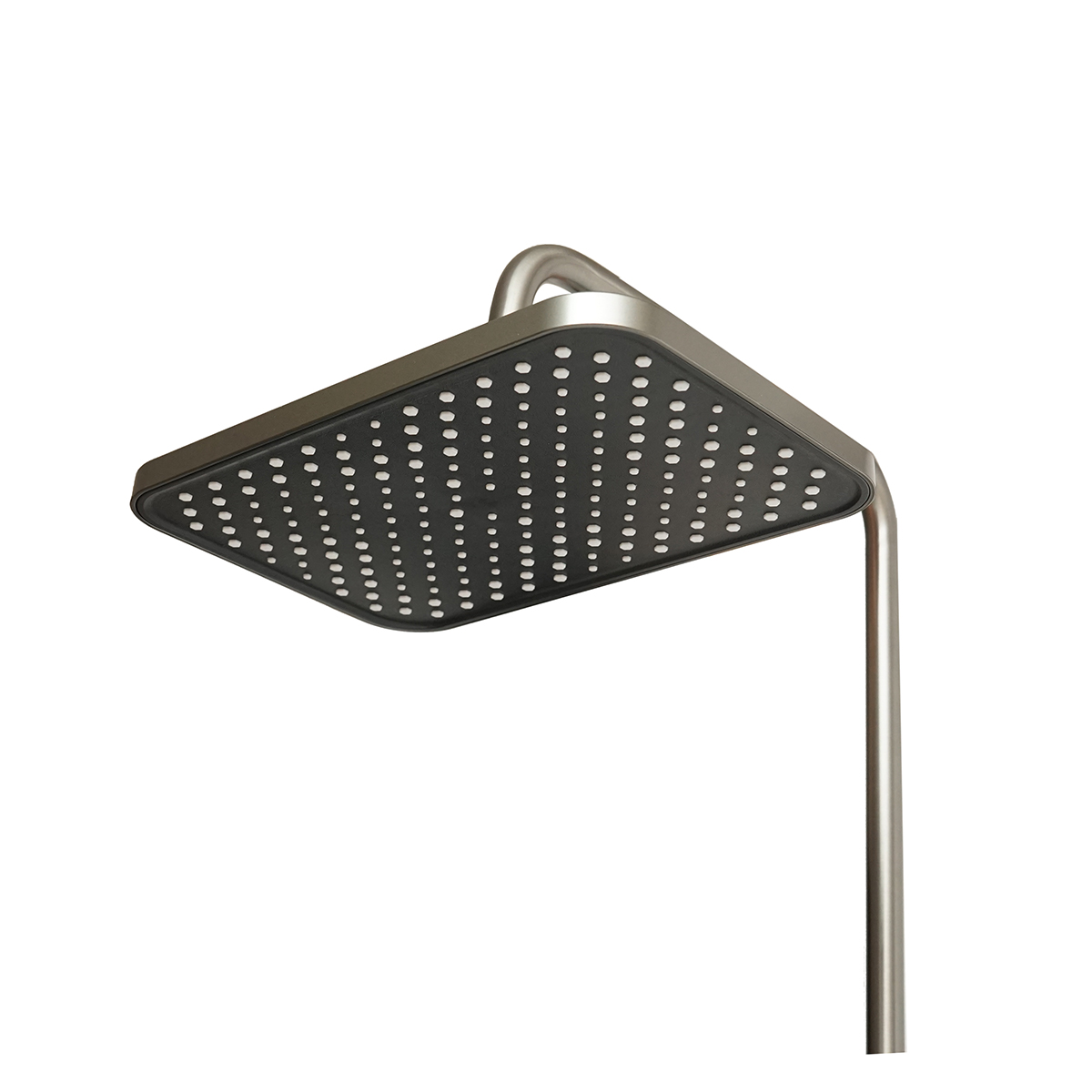 Set dus multifunctional cu termostat, afisaj digital temperatura apa, 4 functii de curgere a apei, pipa cada, dus dreptunghiular, dus de mana, dus bideu, gri - imagine 6