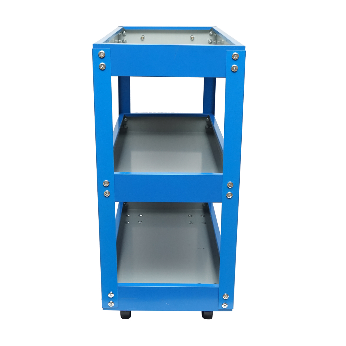 Carucior scule metalic pe roti cu 3 rafturi 510x260x575mm - imagine 4
