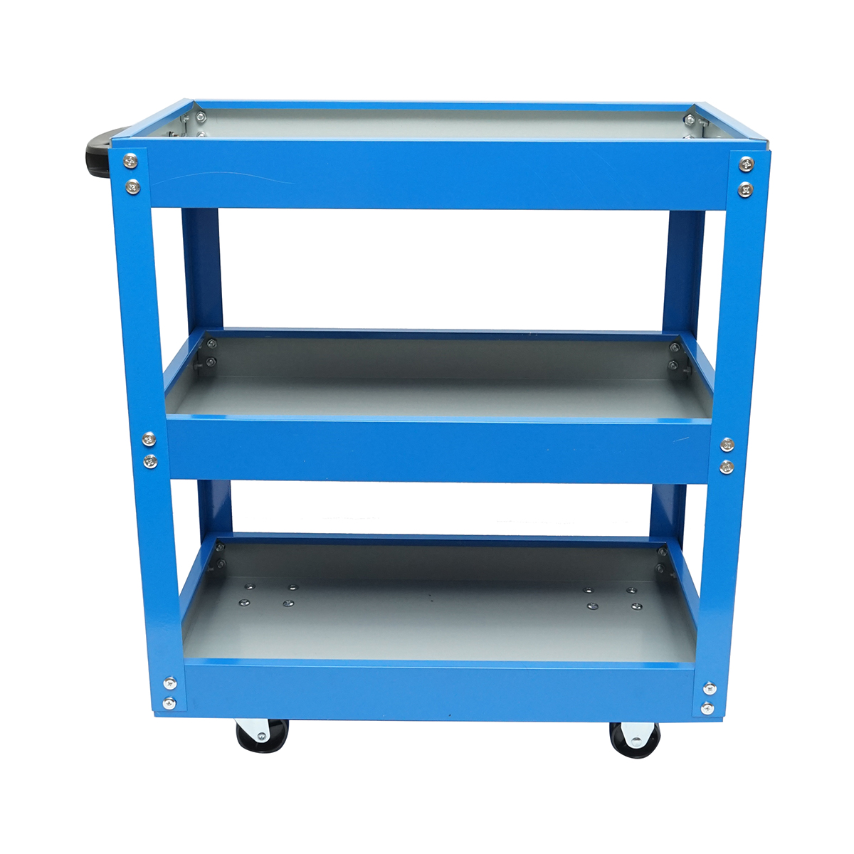Carucior scule metalic pe roti cu 3 rafturi 510x260x575mm - imagine 2