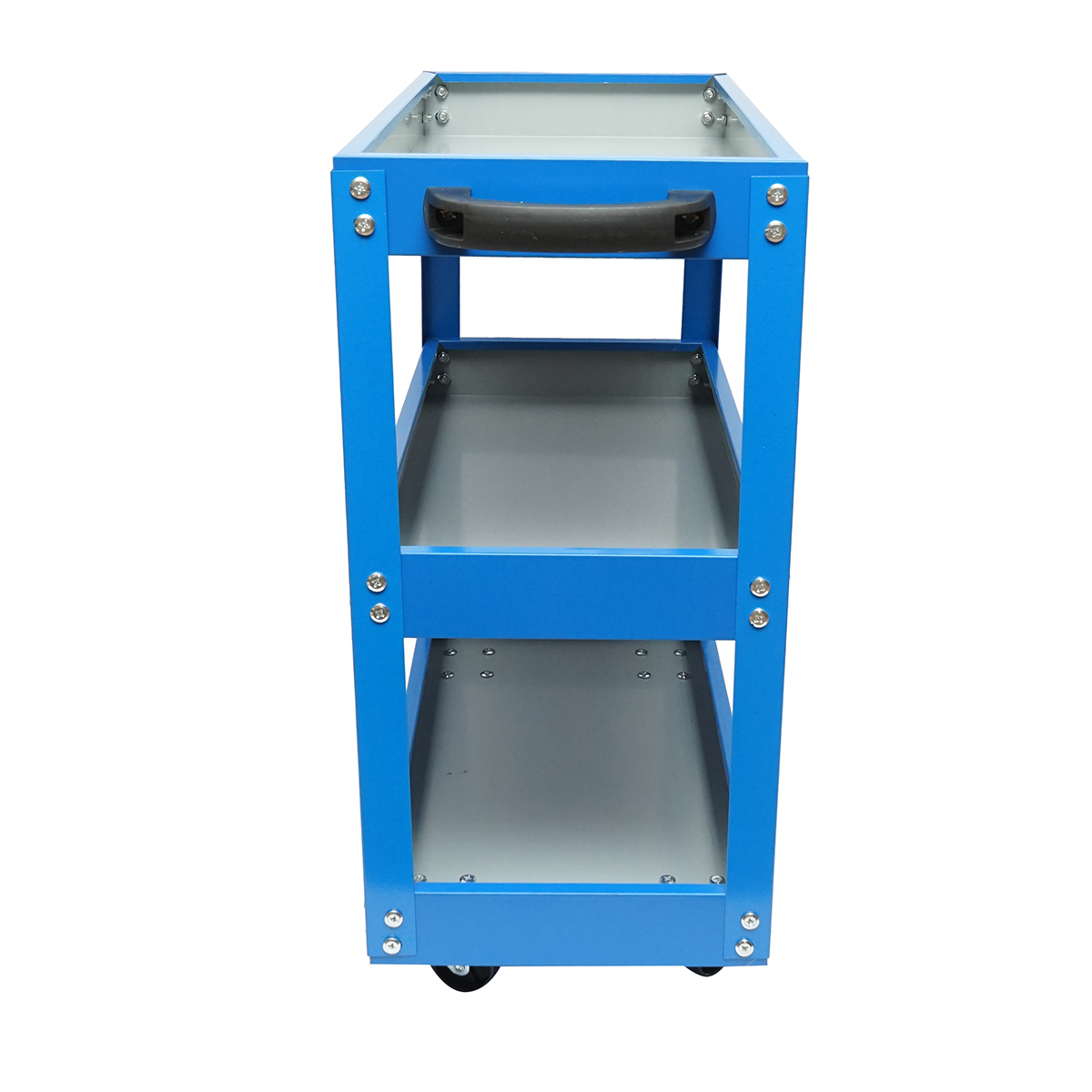 Carucior scule metalic pe roti cu 3 rafturi 510x260x575mm - imagine 6