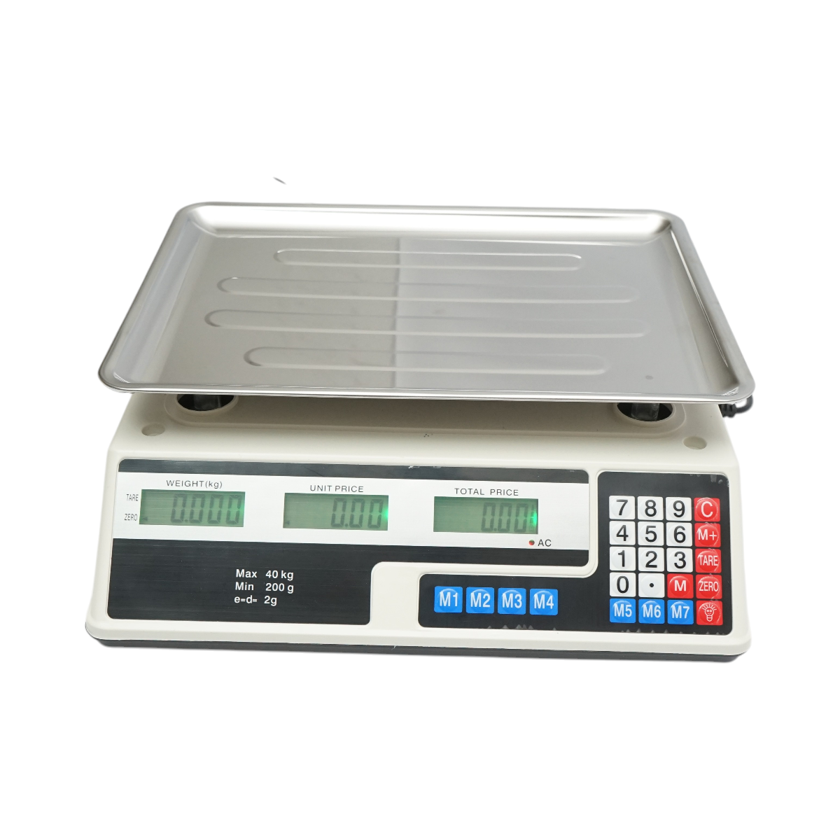 Cantar electronic cu ecran LCD, capacitate 40 Kg cu baterie 4V Breckner Germany