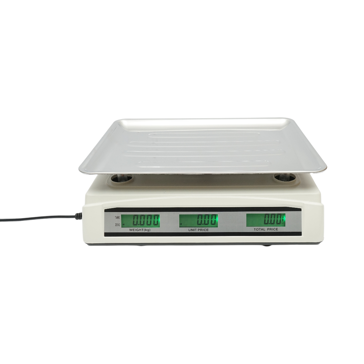 Cantar electronic cu ecran LCD, capacitate 40 Kg cu baterie 4V Breckner Germany - imagine 3