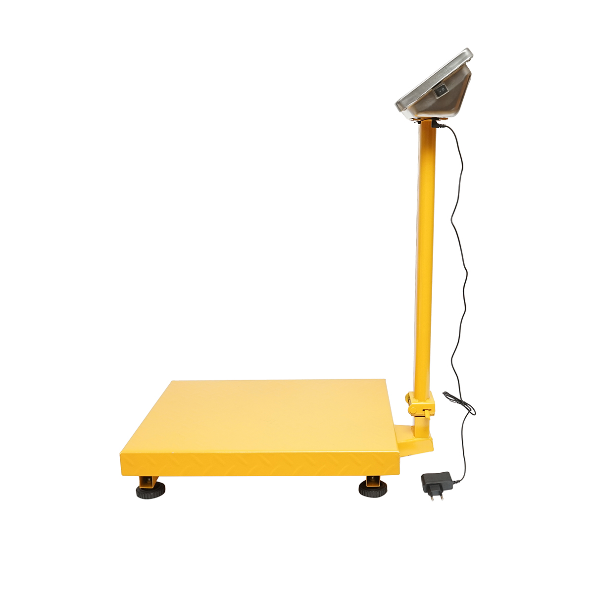 Cantar electronic de podea tip platforma 350 Kg cu brat pliabil, ecran LCD Breckner Germany - imagine 2