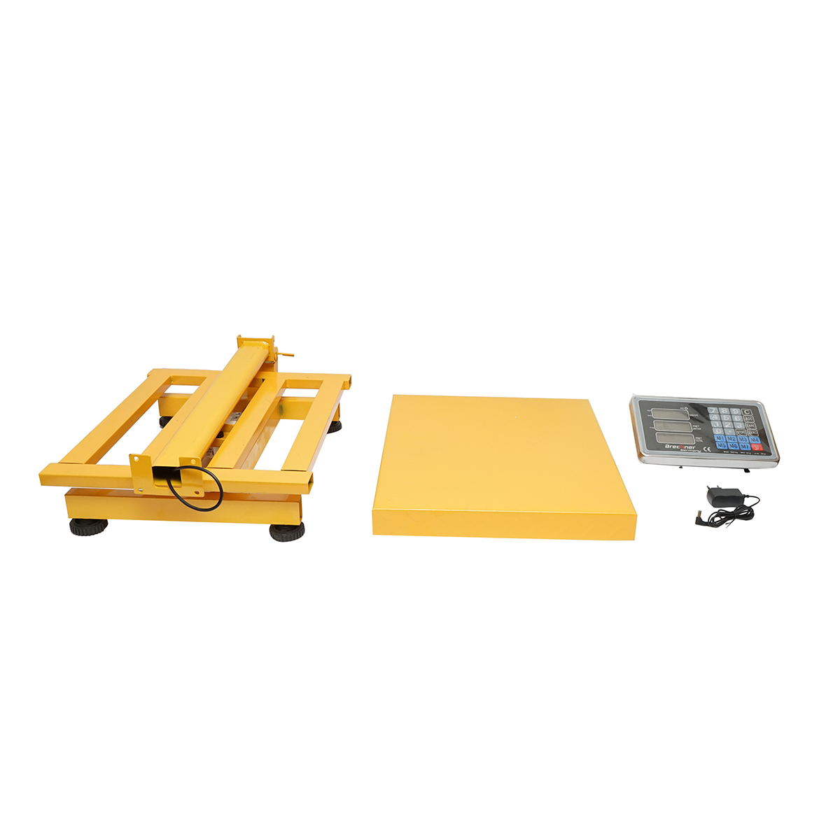 Cantar electronic de podea tip platforma 350 Kg cu brat pliabil, ecran LCD Breckner Germany - imagine 6