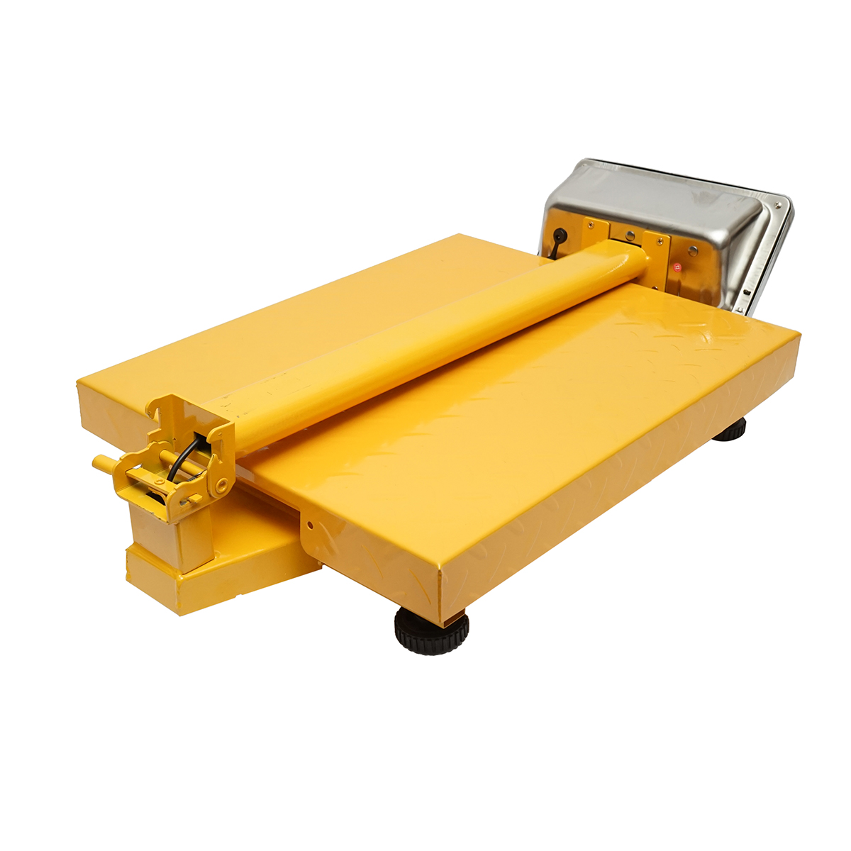 Cantar electronic de podea tip platforma 350 Kg cu brat pliabil, ecran LCD Breckner Germany - imagine 3