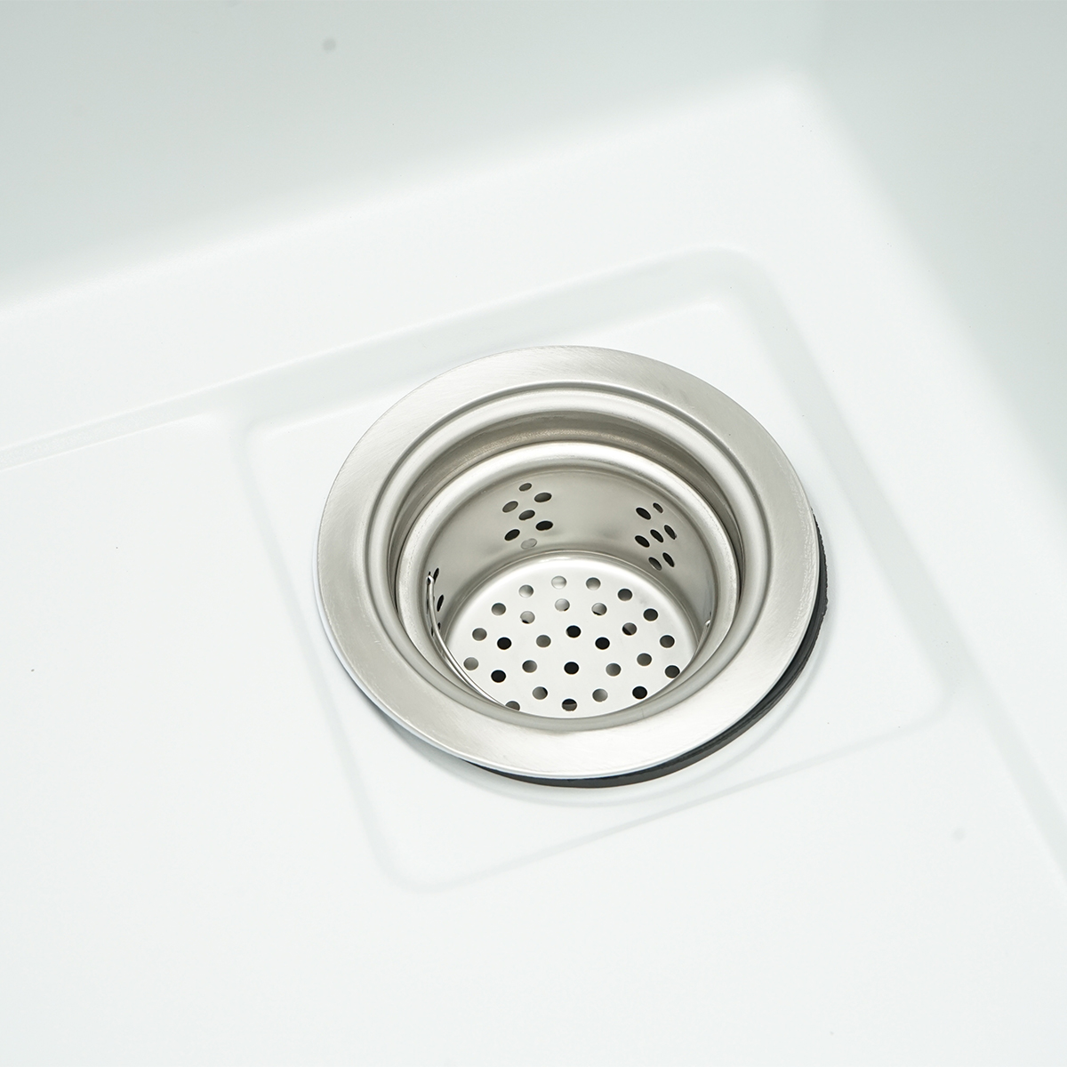 Chiuveta bucatarie multifunctionala din otel inoxidabil cu doua baterii, functie cascada, spalator pahare, dozator sapun, scurgator, tava, tocator si accesorii scurgere incluse, dimensiune 75x46x23.5cm - imagine 13