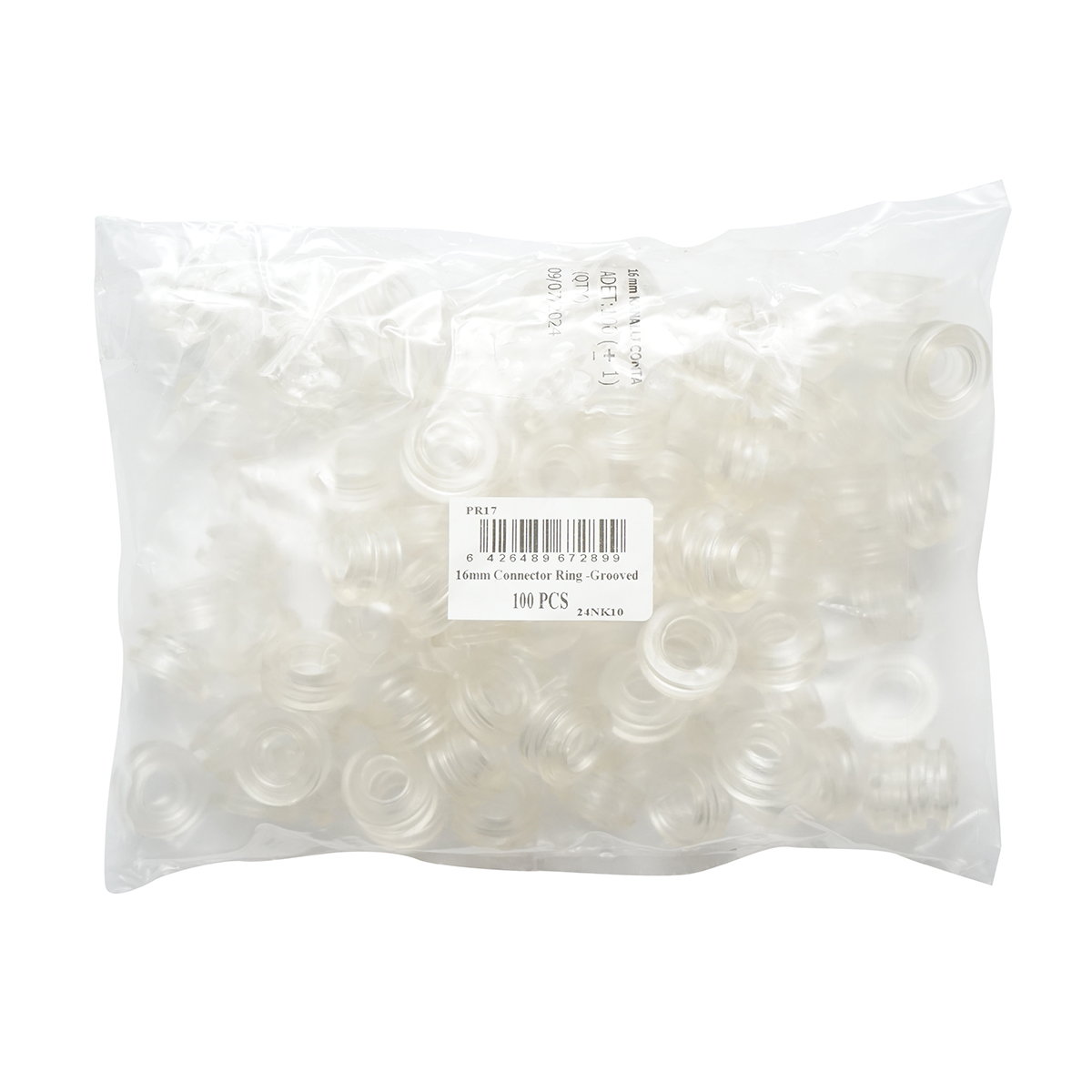 Garnitura silicon transparenta 16mm pentru banda/tub picurare sisteme de irigatii - imagine 3