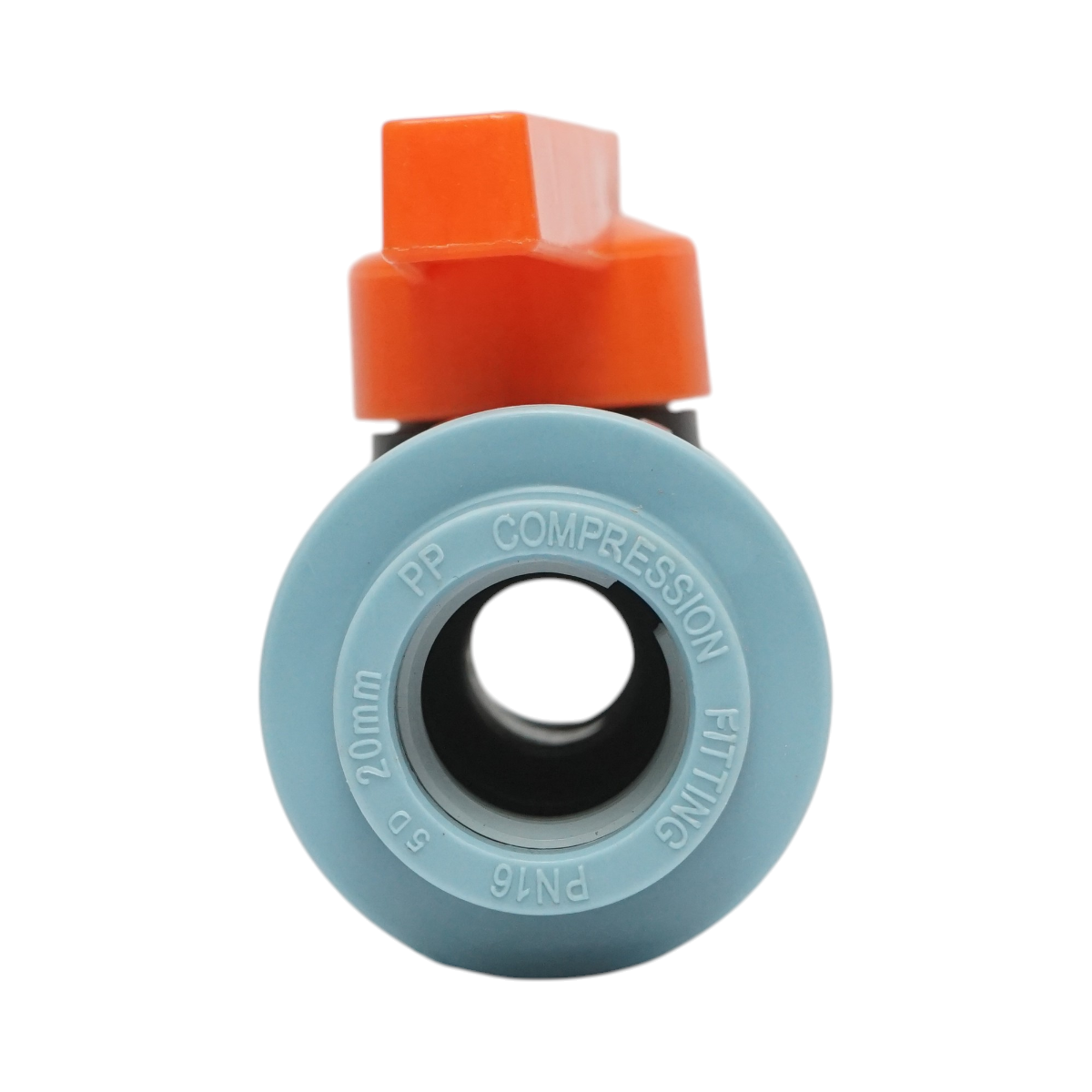 Robinet mufa cu bila compresiune D20x20mm, PN16 bar pentru sisteme de irigatii - imagine 3