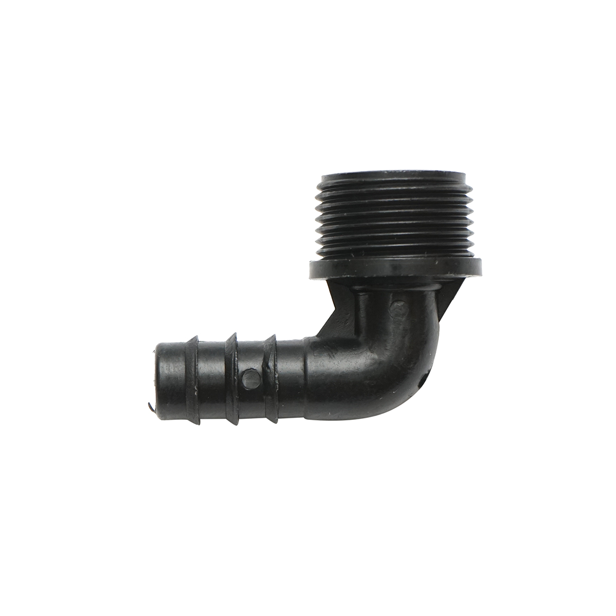 Cot conector stut tub picurare 16mm, filet exterior 3/4 inch pentru sisteme de irigatii