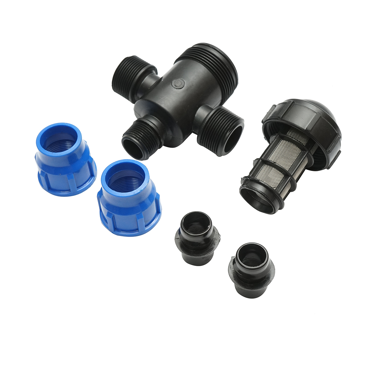 Filtru plastic teu cu sita 30x30mmx1 tol pentru sisteme de irigatii - imagine 4