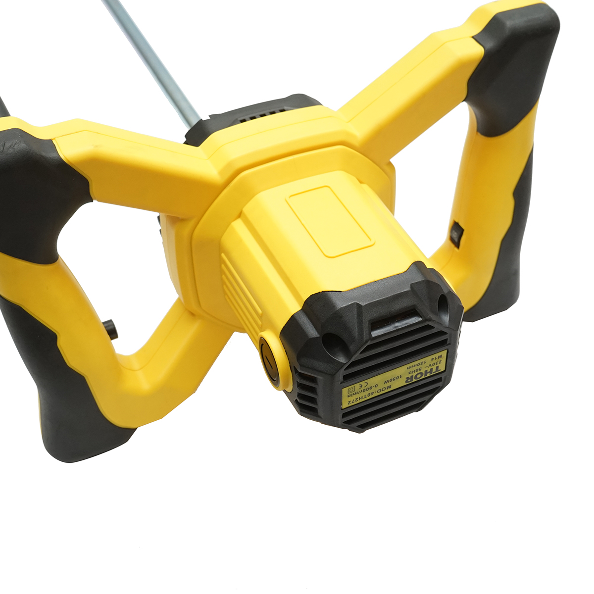 Malaxor electric cu amestecator 1050W, 220V, 6 trepte viteza 0-900rpm, paleta 120mm, M14 pentru adeziv, vopsea, mortar THOR - imagine 6