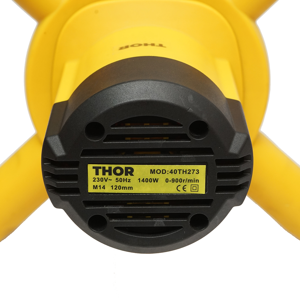 Malaxor electric cu amestecator 1400W, 220V, 6 trepte viteza 0-900rpm, paleta 120mm, M14 pentru adeziv, vopsea, mortar THOR - imagine 6