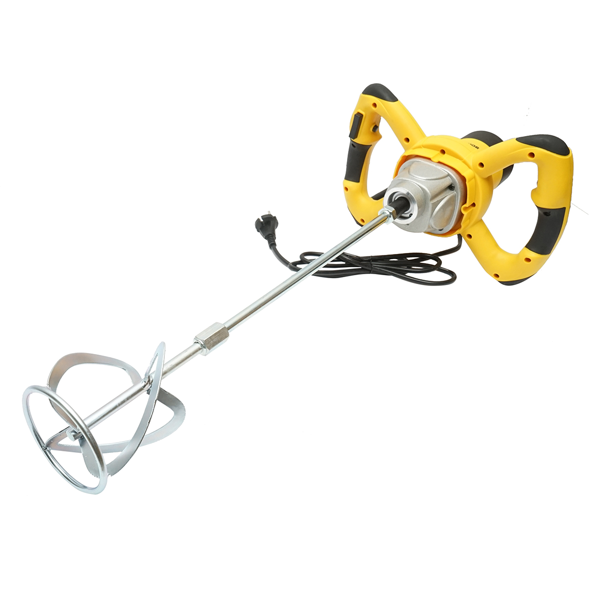 Malaxor electric cu amestecator 1400W, 220V, 6 trepte viteza 0-900rpm, paleta 120mm, M14 pentru adeziv, vopsea, mortar THOR - imagine 3