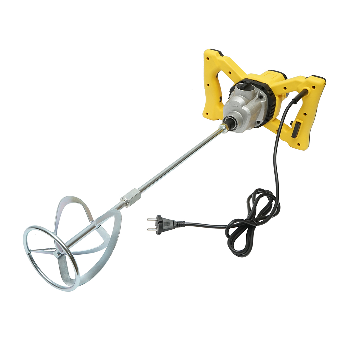 Mixer, malaxor electric profesional 1200W, 220V, 2 trepte viteza pentru vopsea, mortar, adeziv THOR - imagine 3