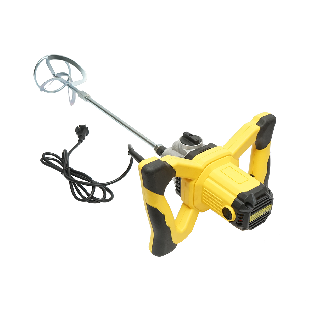 Mixer, malaxor electric profesional 1200W, 220V, 2 trepte viteza pentru vopsea, mortar, adeziv THOR - imagine 5