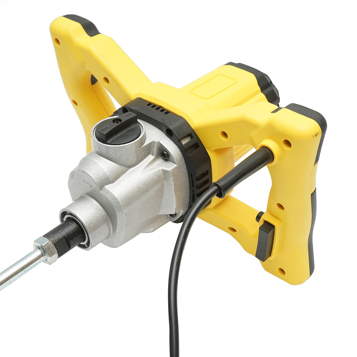 Mixer, malaxor electric profesional 1200W, 220V, 2 trepte viteza pentru vopsea, mortar, adeziv THOR - imagine 6