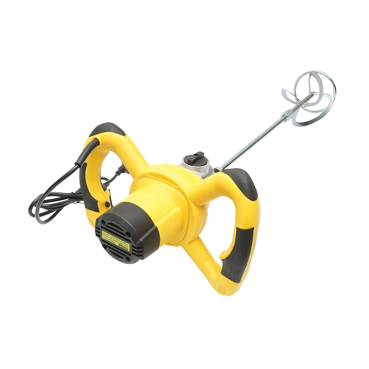 Mixer, malaxor electric cu amestecator 1600W, 220V, 2 trepte viteza pentru vopsea, mortar, adeziv THOR - imagine 4
