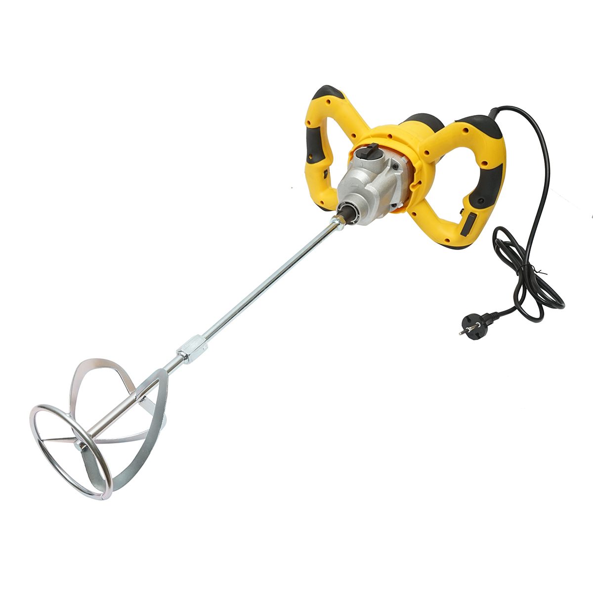 Mixer, malaxor electric cu amestecator 1600W, 220V, 2 trepte viteza pentru vopsea, mortar, adeziv THOR - imagine 3