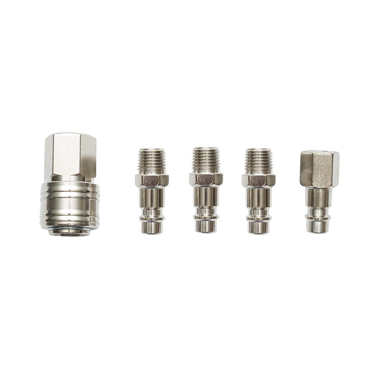Set 5 cuple rapide 1/4 pentru furtunuri aer comprimat si scule pneumatice Breckner Germany