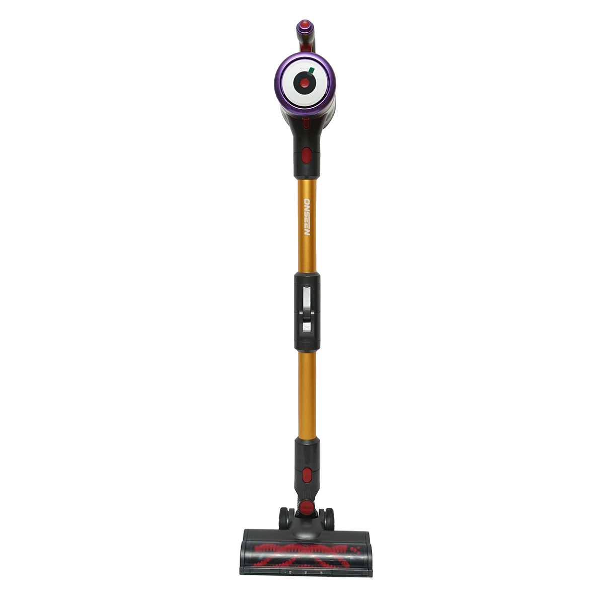 Aspirator vertical fara fir 350W, putere aspirare 15-27 kPa, baterie 2200 mAh, recipient praf 1.2L, 2 moduri de aspirare, ecran tactil LED, perie iluminata LED, ONSEEN M81 - imagine 2