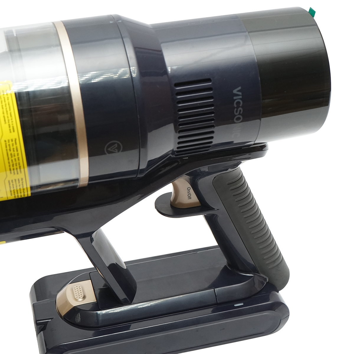 Aspirator vertical fara fir 480W, putere aspirare 15-30 kPa, baterie 2500mAh, recipient praf 1.2L, 4 moduri de aspirare, ecran tactil LED, perie iluminata LED, VICSONIC S7 - imagine 10