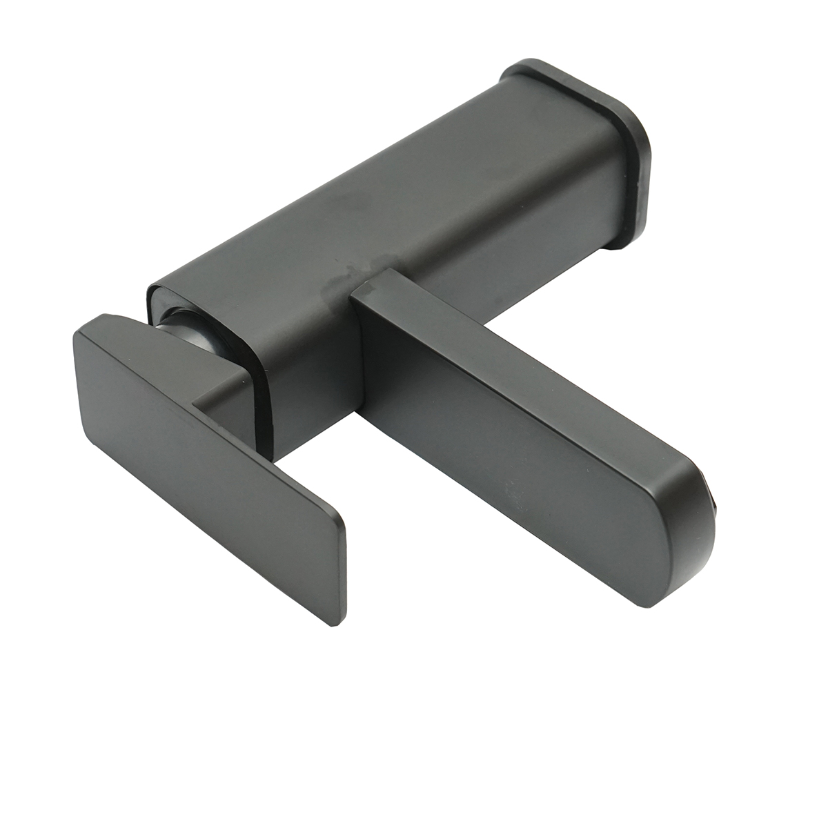 Baterie lavoar monocomanda, finisaj negru mat, montaj stativ, otel inoxidabil, accesorii incluse - imagine 5
