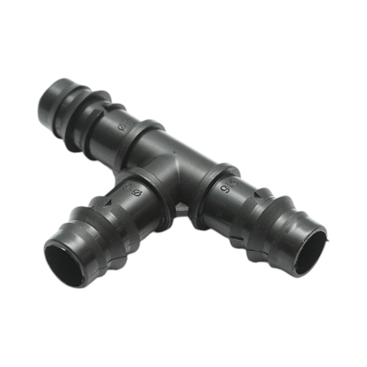 Teu conector stut egal tub picurare 16x16x16mm pentru sisteme de irigatii - imagine 2