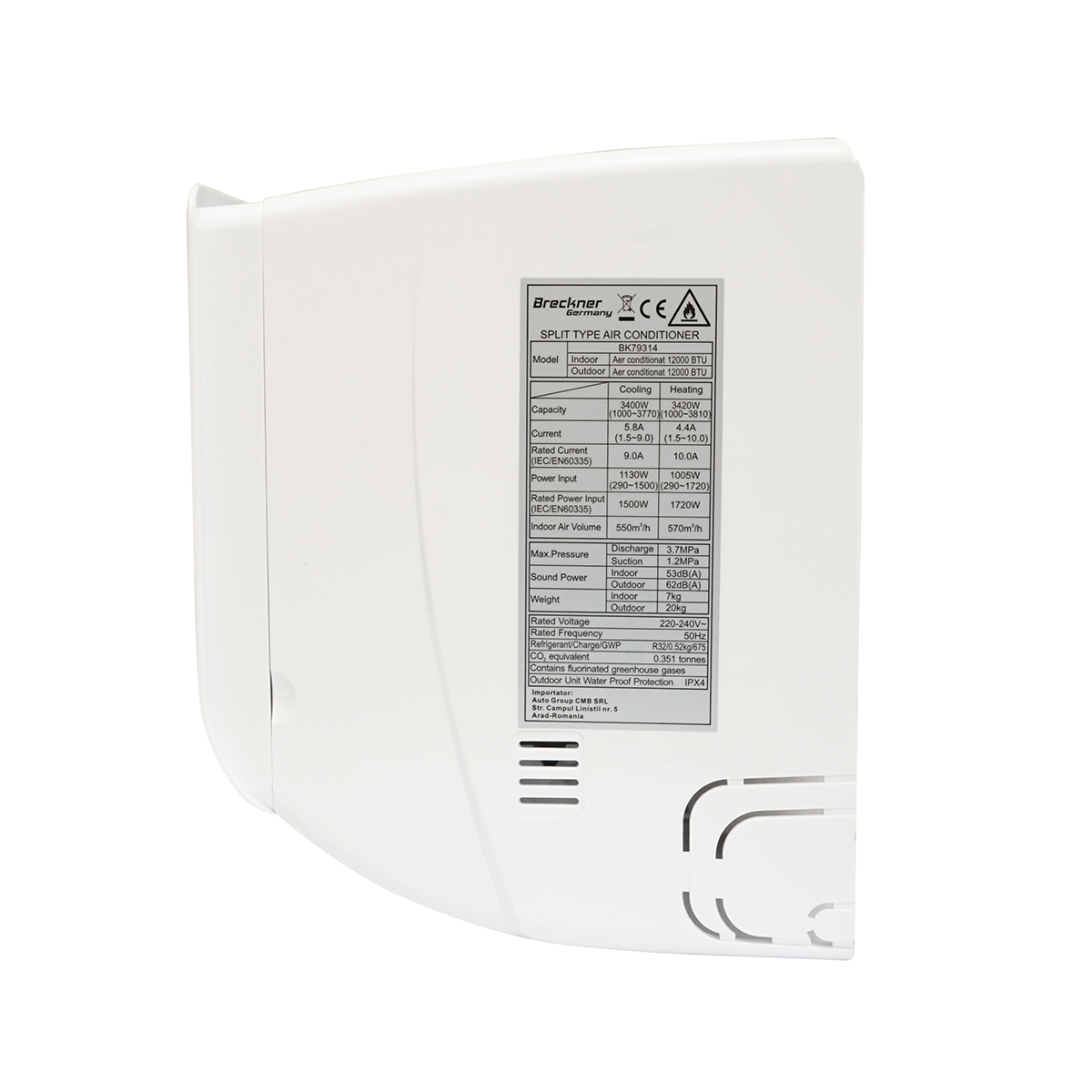 Aparat de aer conditionat inverter 12000 BTU, clasa energetica A++/A+, functie incalzire, dezumidificare, I feel, Wi-Fi, aplicatie Smart Life, kit instalare inclus TCL - imagine 10