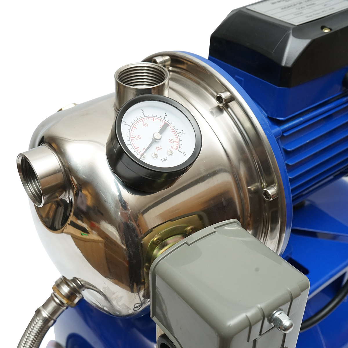 Hidrofor apa 550W 220V, debit 45 L/min, H35m, rezervor 24L, viteza 2850 r/min AUTOJS80S Breckner Germany - imagine 5