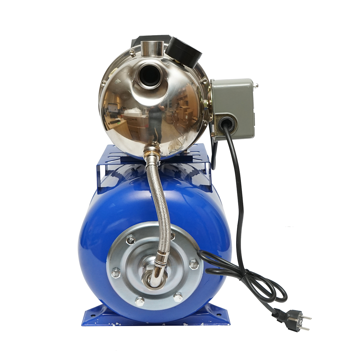 Hidrofor apa 550W 220V, debit 45 L/min, H35m, rezervor 24L, viteza 2850 r/min AUTOJS80S Breckner Germany - imagine 4