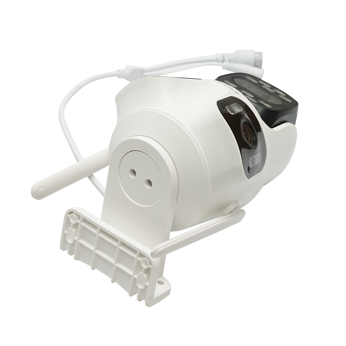 Camera de supraveghere 4 lentile, 3 obiective 12 MP, 2 CPU dual control, P2P WIFI 2.4GHz, PTZ cu senzor de miscare, night vision color, AI detectie umana si aplicatie iCSee - imagine 5