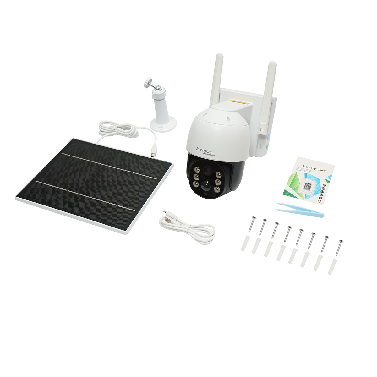 Camera supraveghere 4 MP cu panou solar 7.6W, baterie 18650, cartela sim 4G, rotativa 360 grade PTZ cu senzor de miscare, card memorie 64 GB, detectie umana PIR si aplicatie iCSee - imagine 2