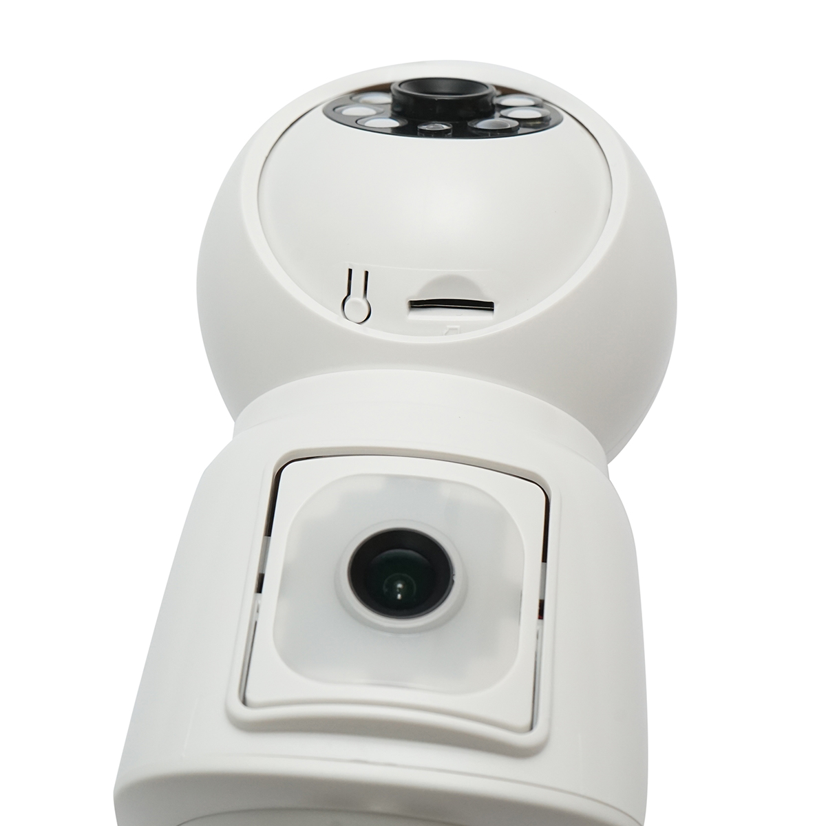 Camera de supraveghere smart-bulb lentila duala 4 MP, rotativa 360 grade PTZ, WIFI 2.4GHz, tip bec E27 cu senzor de miscare si aplicatie iCSee - imagine 5