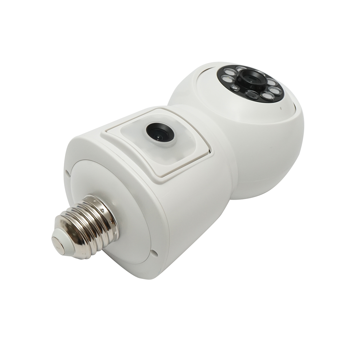 Camera de supraveghere smart-bulb lentila duala 4 MP, rotativa 360 grade PTZ, WIFI 2.4GHz, tip bec E27 cu senzor de miscare si aplicatie iCSee - imagine 4